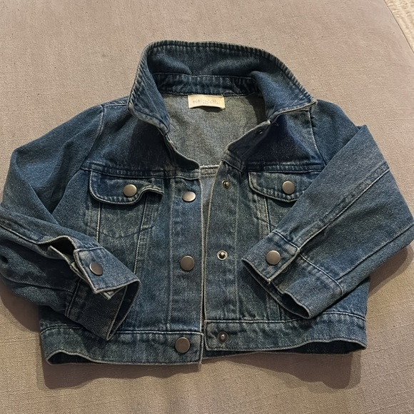 Denim patchwork jacket. - Picture 3 of 4
